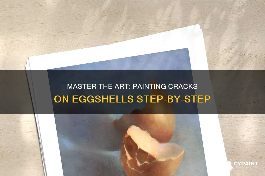 how to paint a crack all over egg