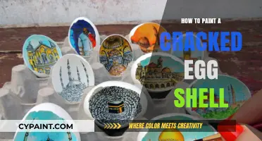 Mastering the Art of Painting Delicate Cracked Egg Shells