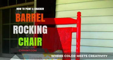 Revive Your Cracker Barrel Rocking Chair with These Painting Tips
