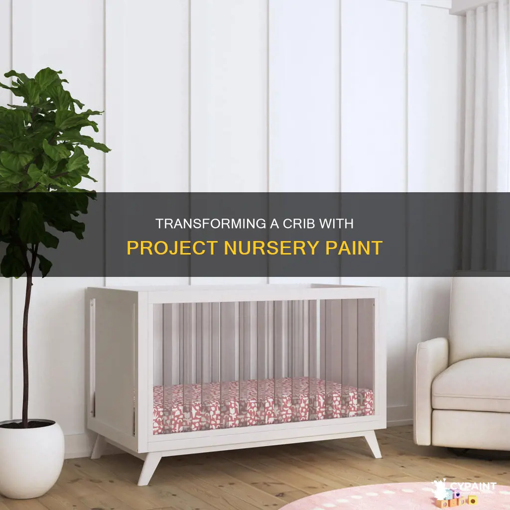 how to paint a crib with project nursury paint