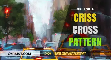 Mastering the Criss Cross: A Step-by-Step Painting Guide