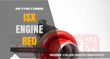Painting Your Cummins ISX Engine Red: A Step-by-Step Guide