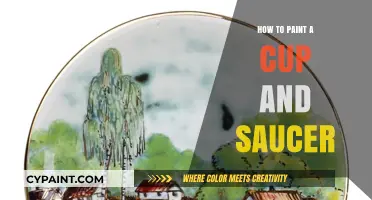 Mastering Ceramic Art: Painting a Cup and Saucer Step-by-Step