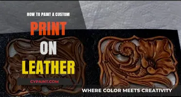 Mastering Leather Art: Techniques for Painting Custom Prints on Leather