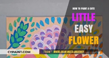 Simple Steps to Paint an Adorable Easy Flower Quickly