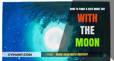 Capturing the Moonlit Magic: A Guide to Painting a Cute Night Sky