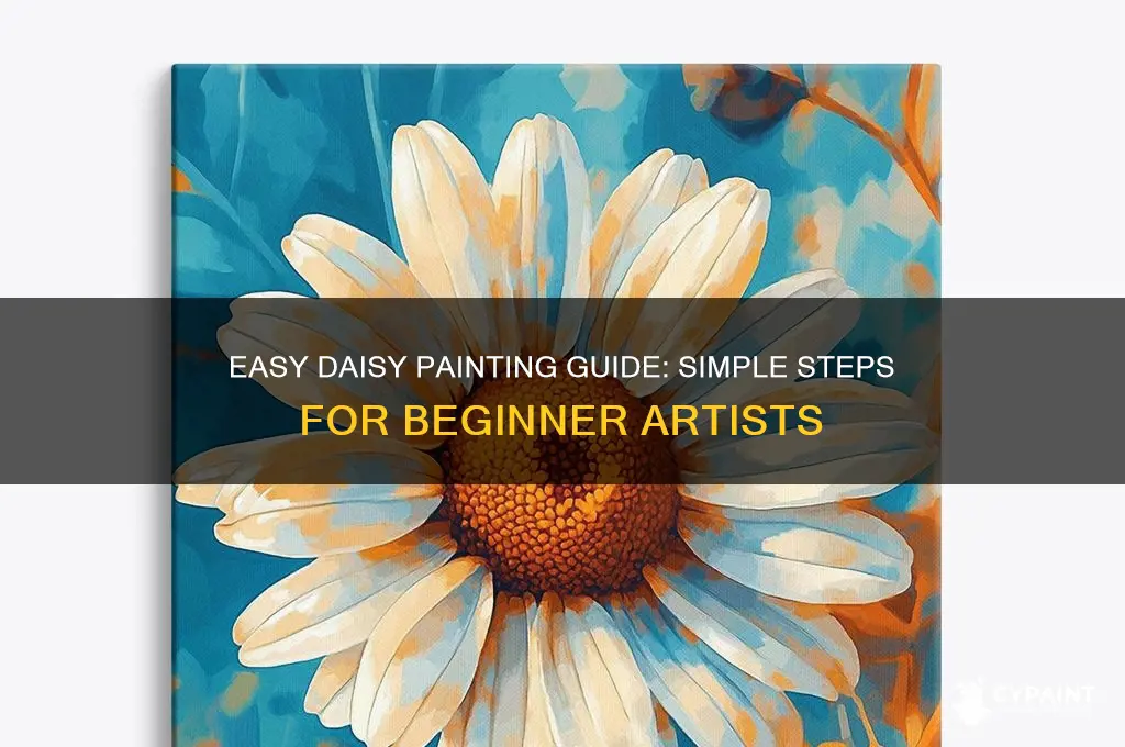 how to paint a daisy for beginners