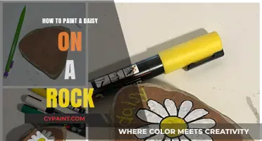 Easy Rock Painting: Create a Beautiful Daisy Design Step-by-Step