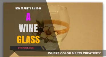 Creating Beautiful Daisy Wine Glasses with Paint