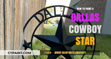 Master the Art: Painting the Iconic Dallas Cowboy Star
