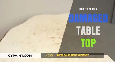 Revive Your Table: Easy Steps to Paint a Damaged Tabletop