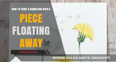 Capturing the Breeze: Painting a Dandelion's Delicate Departure