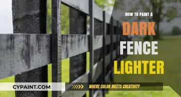 Brighten Your Dark Fence: Easy Painting Tips for a Lighter Look