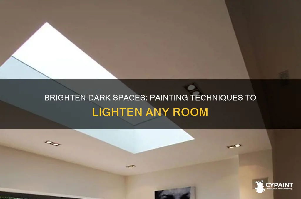 how to paint a dark room light