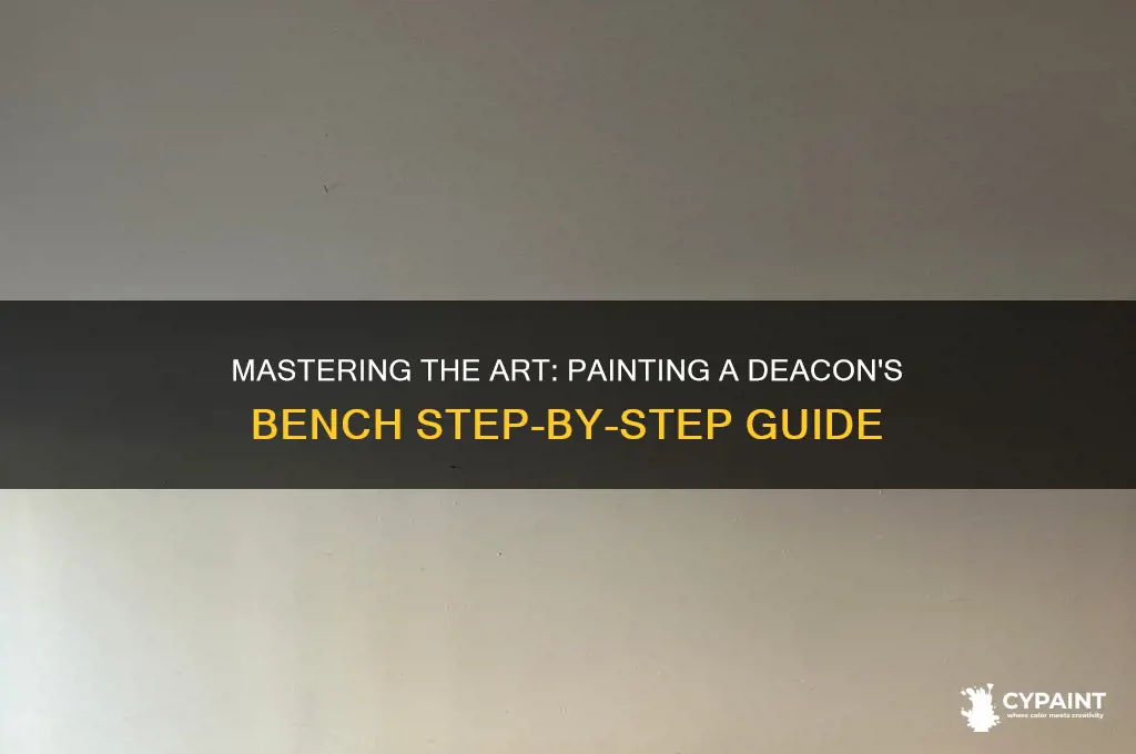 how to paint a deacon