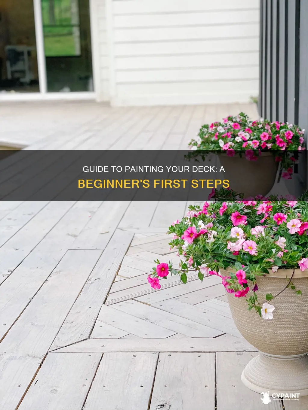 how to paint a deck for the first time