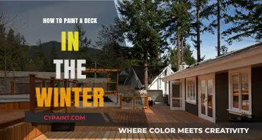 Winter Deck Painting: Tips for a Durable and Smooth Finish