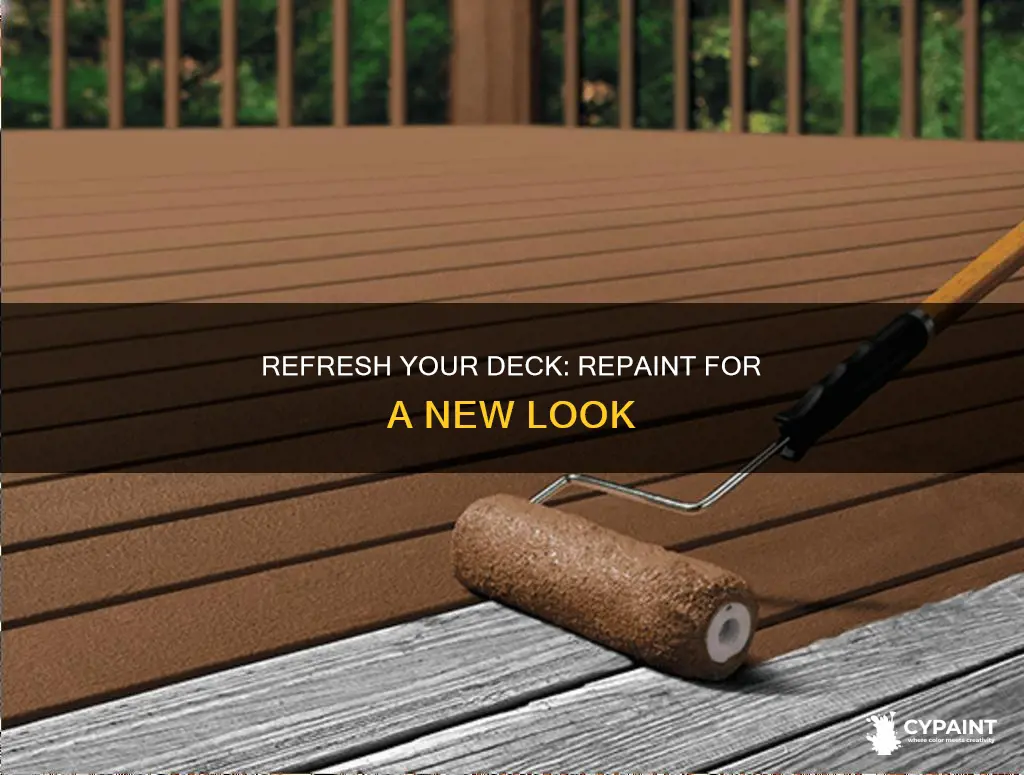 how to paint a deck that is already painted