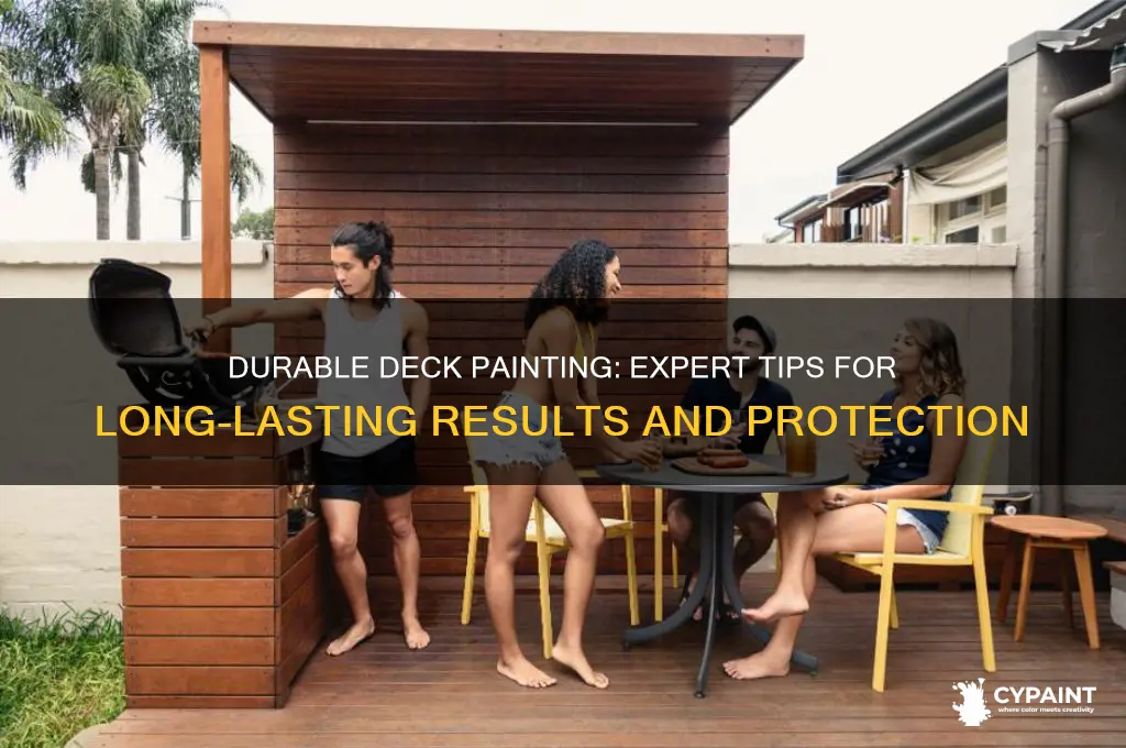 how to paint a deck to last