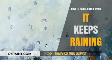 Painting a Deck in the Rain: Tips for Success