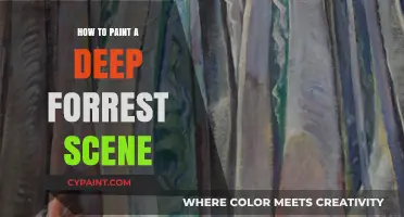 Mastering the Art of Painting a Deep Forest Scene