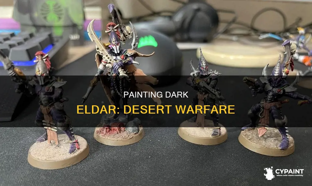 how to paint a desert themed dark eldar army