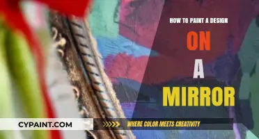 Creative Mirror Makeover: Painting Unique Designs on Reflective Surfaces