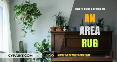 Customizing Rugs: Painting a Design Step-by-Step