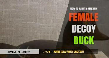 Mastering the Art of Painting a Detailed Female Decoy Duck