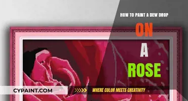 Capturing Dew Drops on Roses with Paint