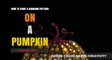 Creating a Diamond Pattern on Pumpkins