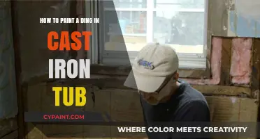 Repairing Cast Iron Tubs: Paint Over Dings