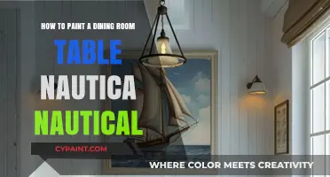 Nautical Table Makeover: A Guide to Painting Your Dining Table