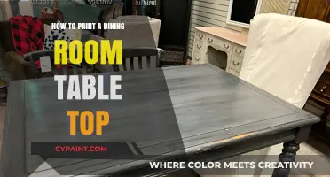 Revamp Your Dining Room: A Step-by-Step Guide to Painting Table Tops