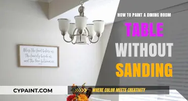 Transform Your Dining Table: No-Sand Painting