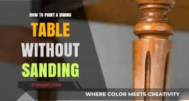 Effortless Dining Table Makeover: Paint Without Sanding in Simple Steps