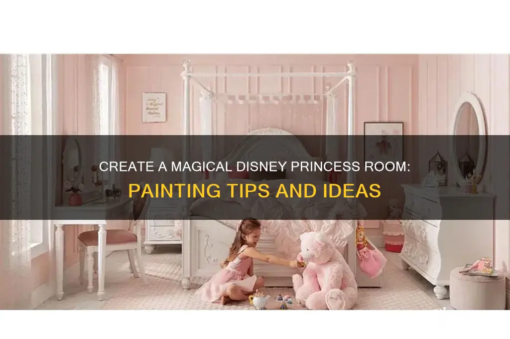 how to paint a disney princess room