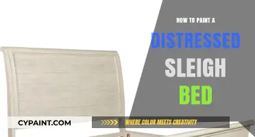 Master Distressed Painting: Transform Your Sleigh Bed with Easy Techniques