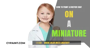 Painting a Doctor's Coat on a Miniature: A Step-by-Step Guide