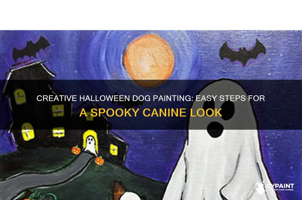 how to paint a dog for halloween