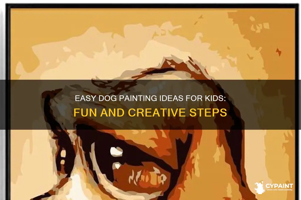 how to paint a dog for kids