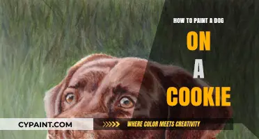 Creative Edible Art: Painting a Dog Portrait on a Cookie