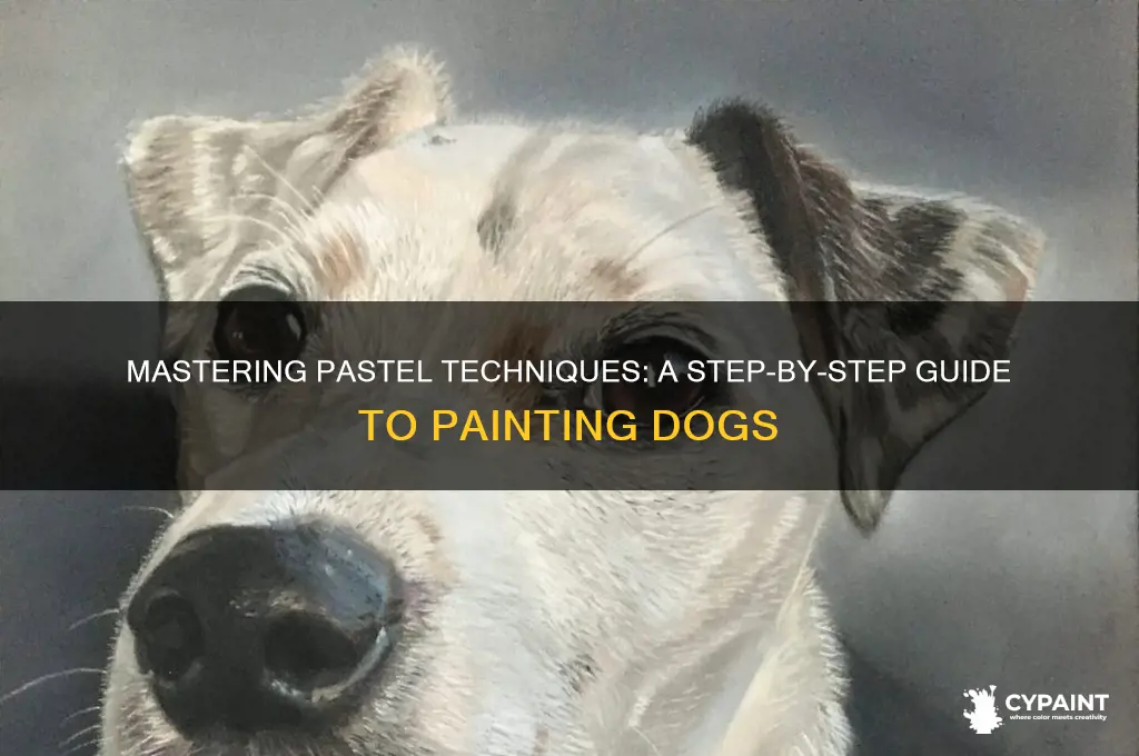 how to paint a dog with pastels