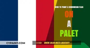 Dominican Flag Painting: A Simple Pallet Art Guide