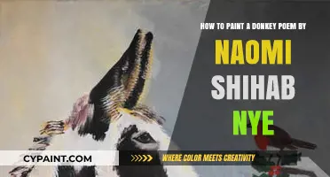 Brushstrokes and Verses: Painting the Donkey Poem by Naomi Shihab Nye
