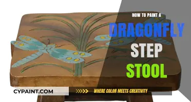Creative Steps: Painting a Dragonfly-Themed Step Stool Guide