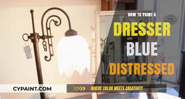 DIY Blue Distressed Dresser: Easy Painting Techniques for a Vintage Look