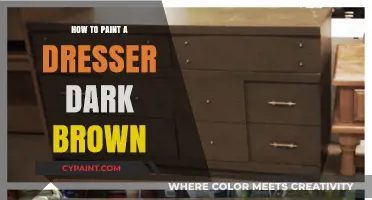 Transform Your Dresser: Easy Steps to Paint It Dark Brown