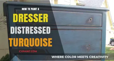 DIY Distressed Turquoise Dresser: Easy Painting Techniques for a Vintage Look