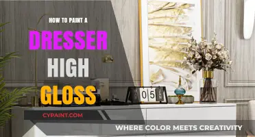 Achieve Stunning High Gloss Finish: Painting Your Dresser Like a Pro